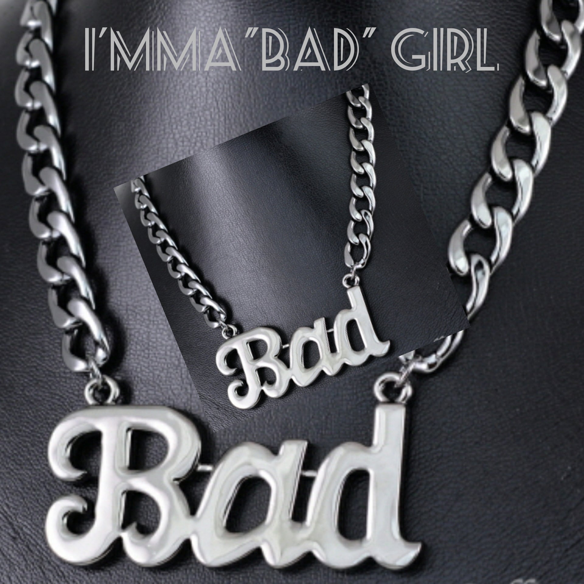 Bad girl sale necklace